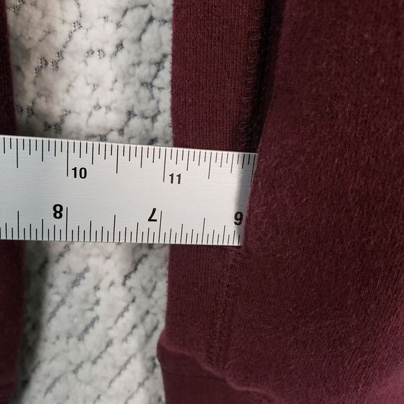 FOX Racing Sweatshirt Mens XL Slim Fit Maroon Pullover Moto Skater Casual 46x29 - Picture 5 of 11